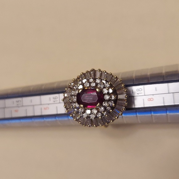 Ballerina Ruby & diamond ring. - Picture 12 of 14